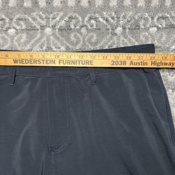 Fabletics Mens Performance Tech Pants Size XL 36X30 Black Stretch Lightweight - Picture 3 of 11